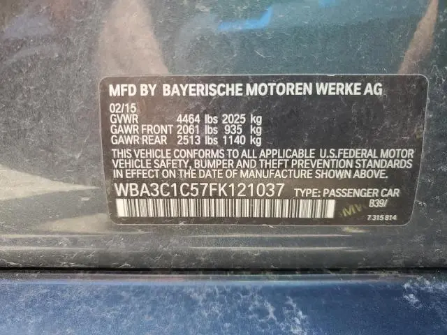 2015 BMW 328 I SULEV