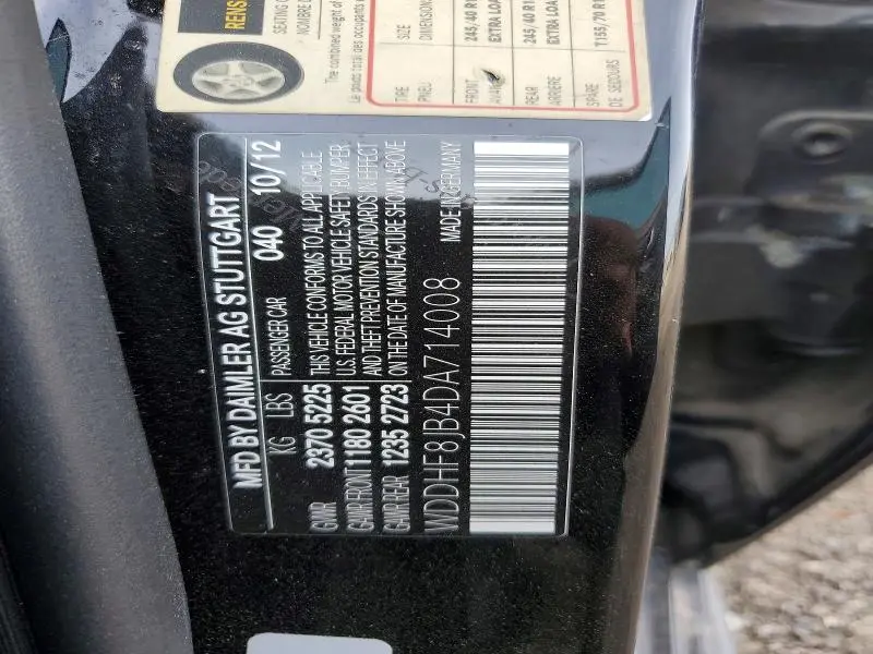 2013 MERCEDES-BENZ E 350 4MATIC  