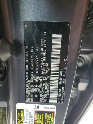 2015 TOYOTA VENZA LE  