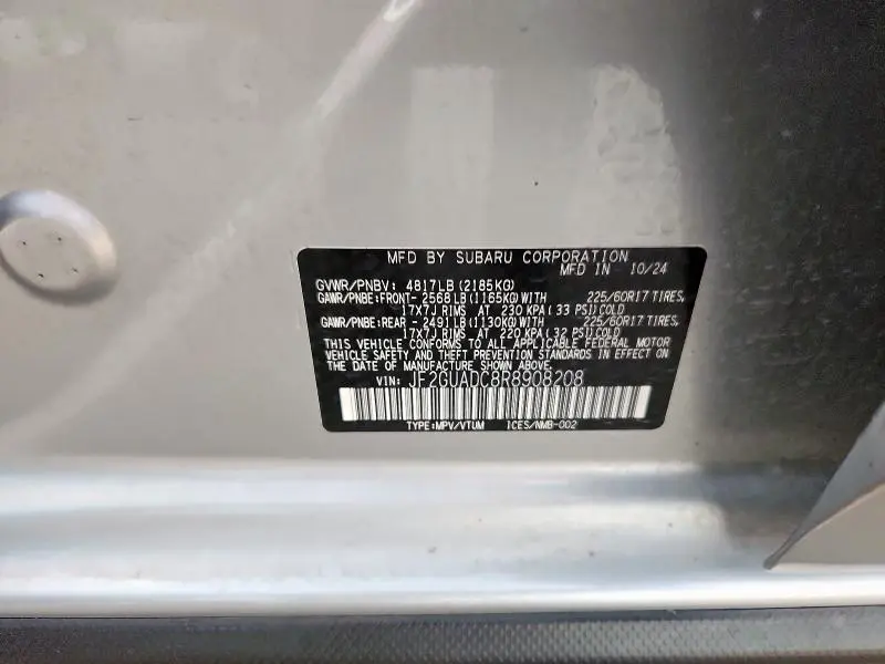 2024 SUBARU CROSSTREK PREMIUM  