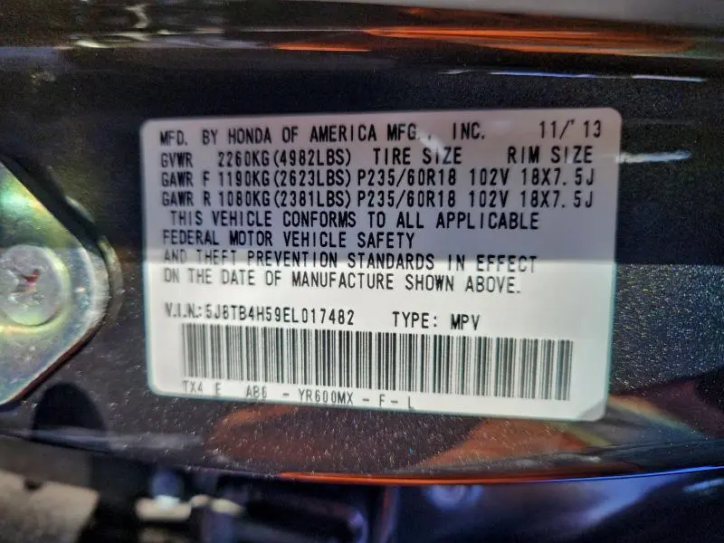 2014 ACURA RDX TECHNOLOGY  