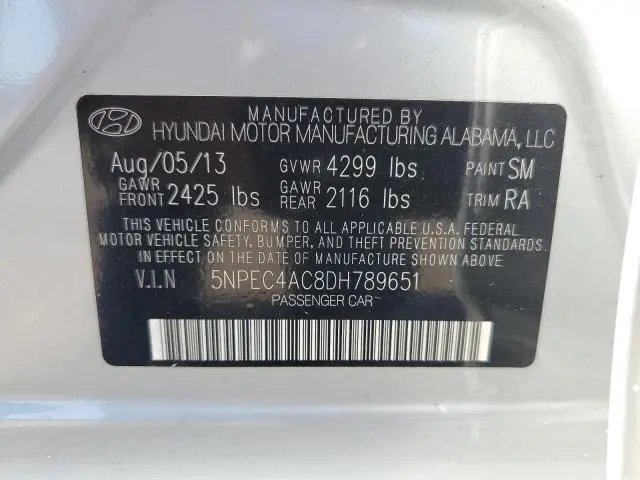2013 HYUNDAI SONATA SE  