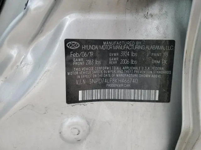 2019 HYUNDAI ELANTRA SE  