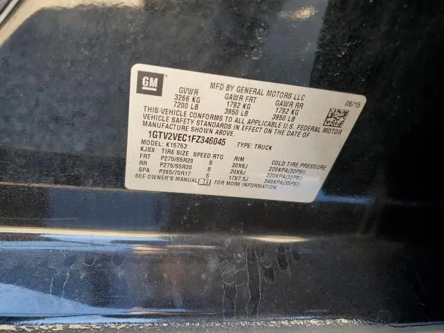 2015 GMC SIERRA K1500 SLT  