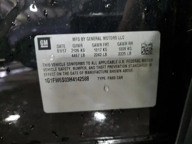 2017 CHEVROLET BOLT EV LT  