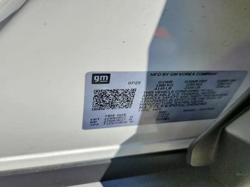 2025 CHEVROLET TRAX LS  