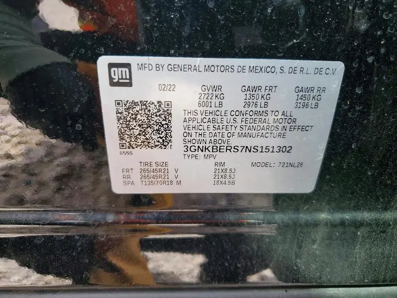 2022 CHEVROLET BLAZER RS  