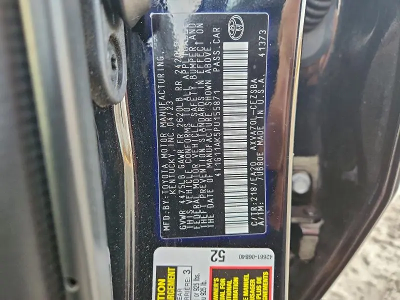 2023 TOYOTA CAMRY SE NIGHT SHADE  