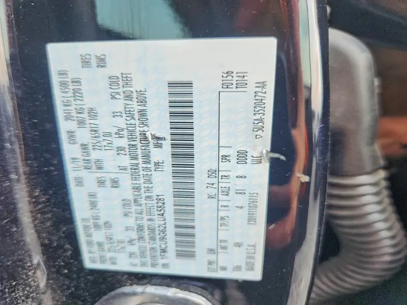 2020 FORD ESCAPE SE  