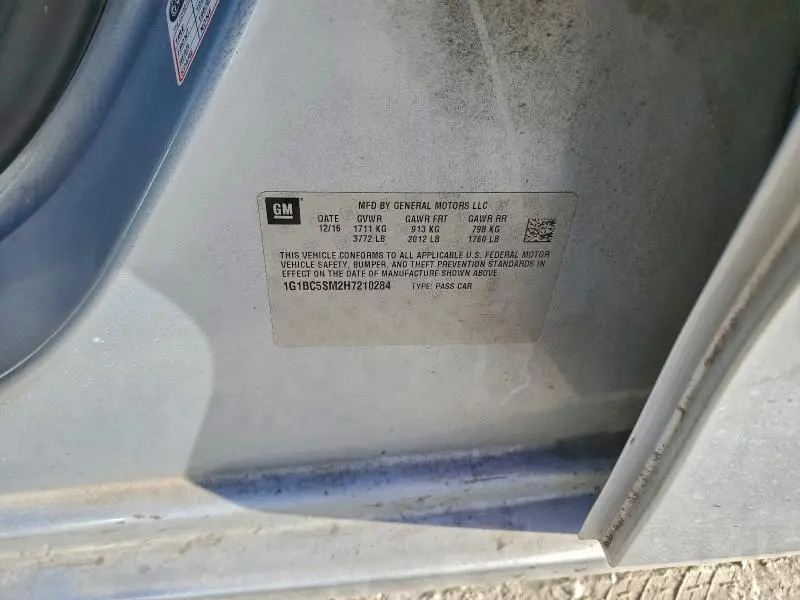 2017 CHEVROLET CRUZE LS  