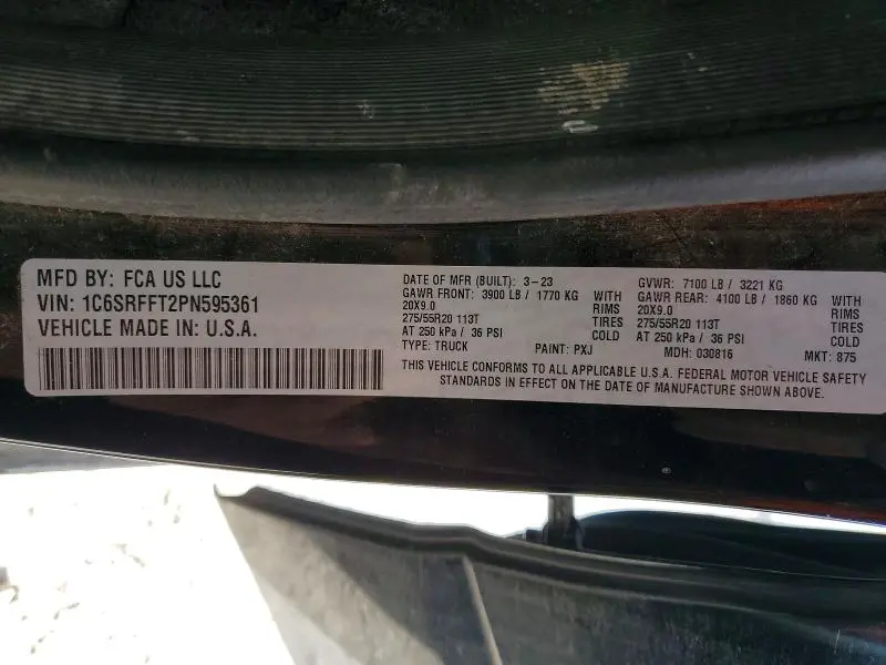 2023 RAM 1500 BIG HORN/LONE STAR  