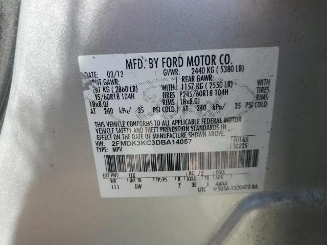2013 FORD EDGE LIMITED  