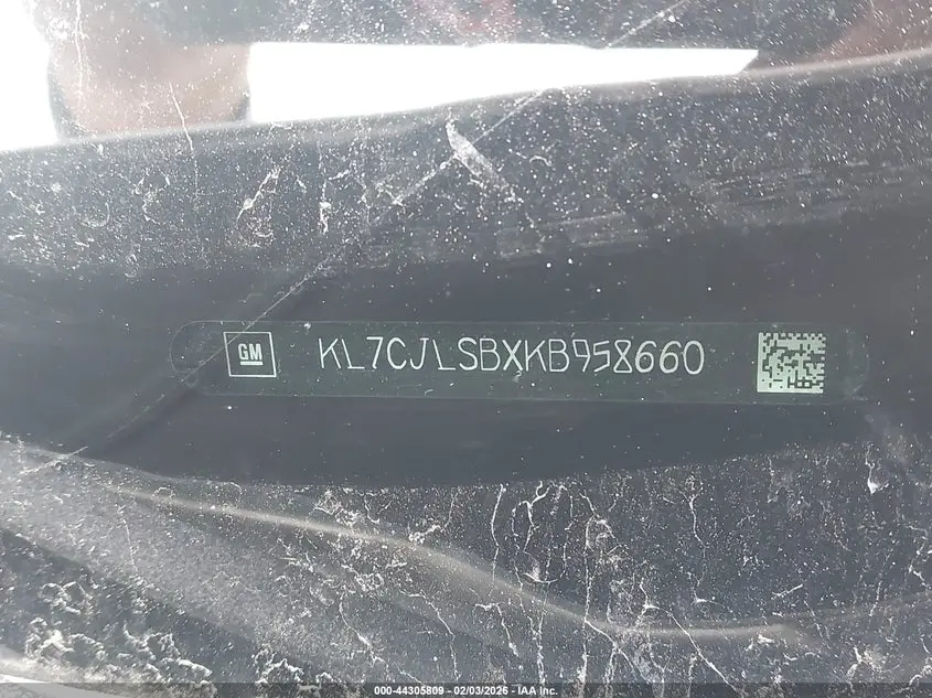 2019 CHEVROLET TRAX LT