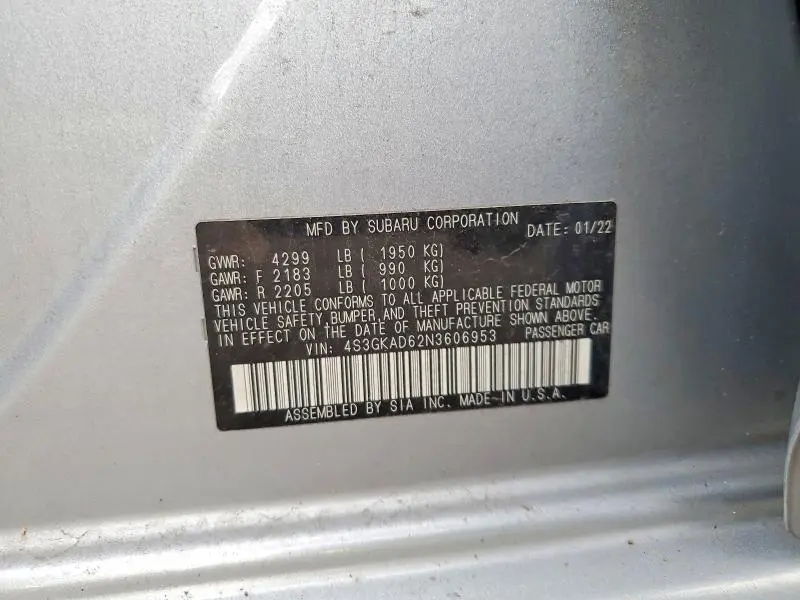 2022 SUBARU IMPREZA PREMIUM  