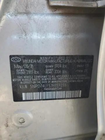 2018 HYUNDAI ELANTRA SE  