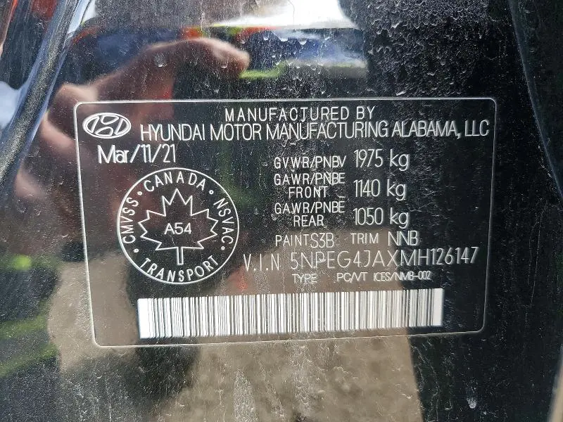 2021 HYUNDAI SONATA SE  