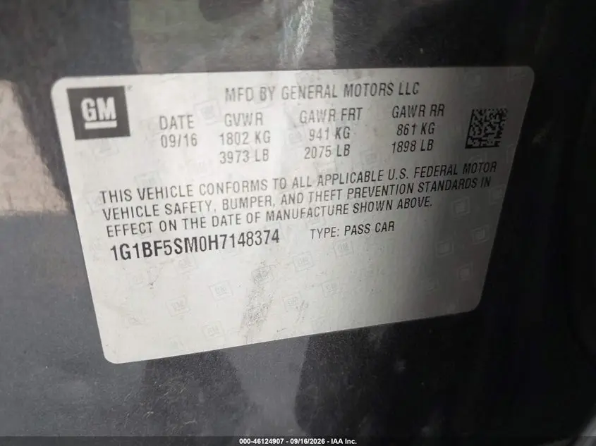 2017 CHEVROLET CRUZE PREMIER AUTO