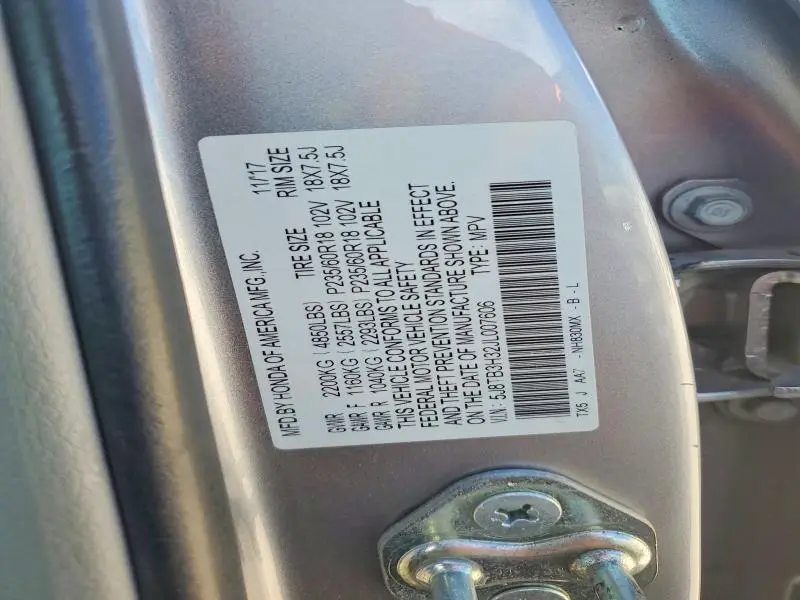 2018 ACURA RDX   