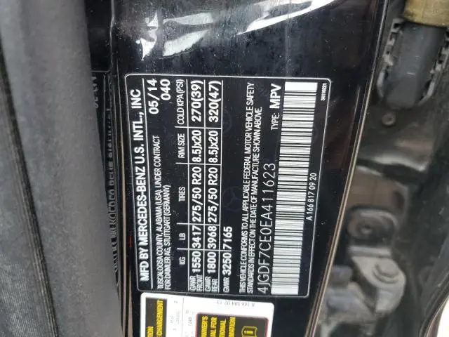 2014 MERCEDES-BENZ GL 450 4MATIC  