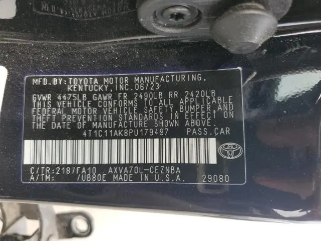 2023 TOYOTA CAMRY LE  