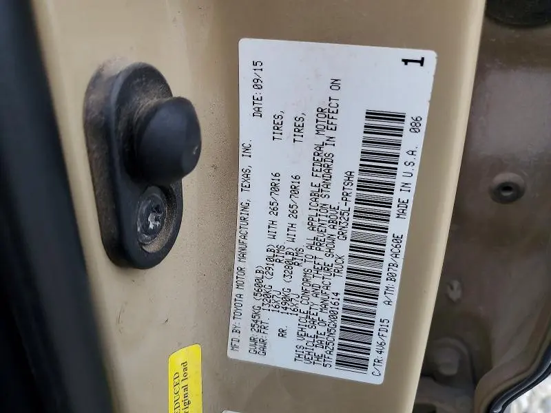 2016 TOYOTA TACOMA TRD OFF-ROAD  