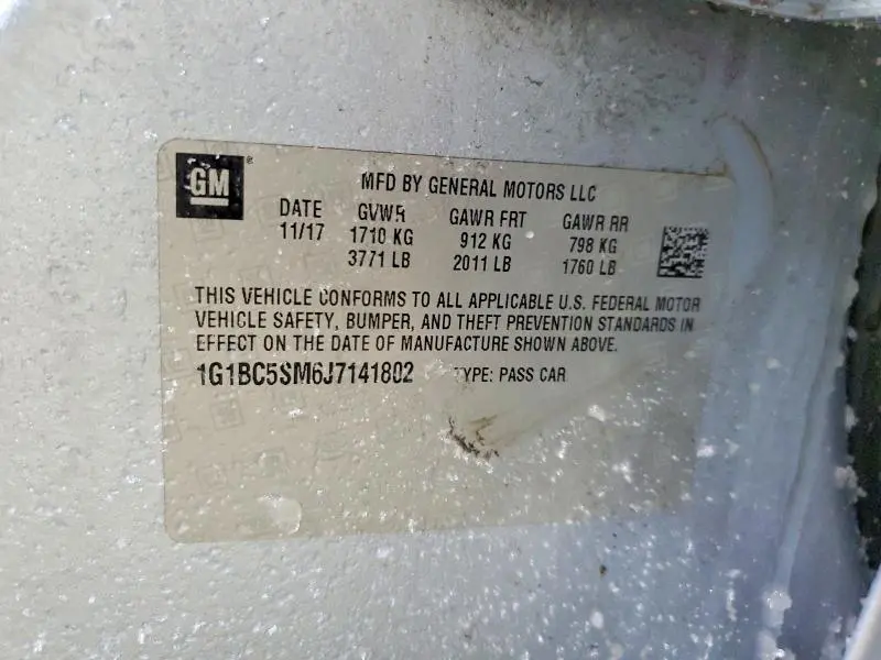 2018 CHEVROLET CRUZE LS  