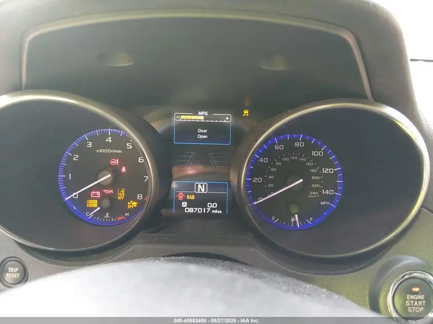 2018 SUBARU OUTBACK 2.5I LIMITED