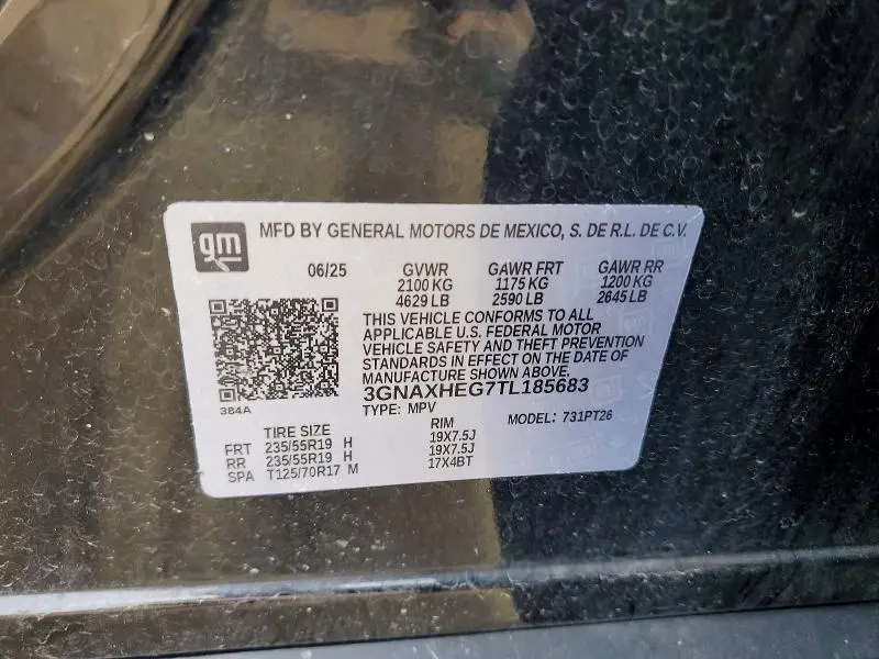 2026 CHEVROLET EQUINOX LT  