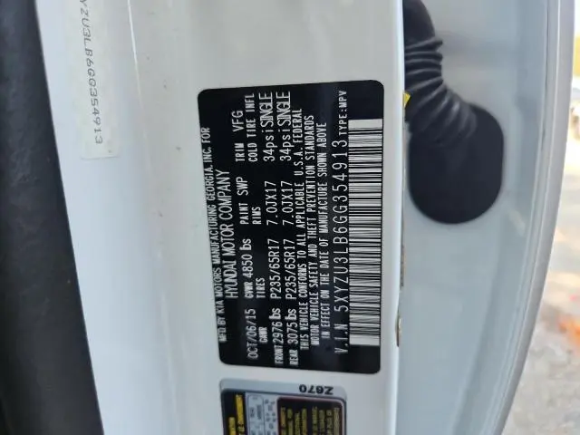 2016 HYUNDAI SANTA FE SPORT   