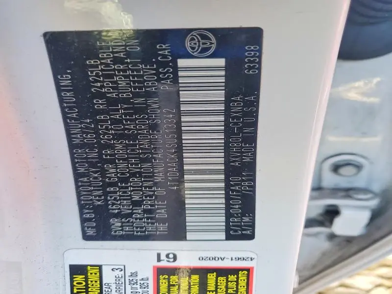 2025 TOYOTA CAMRY XSE  