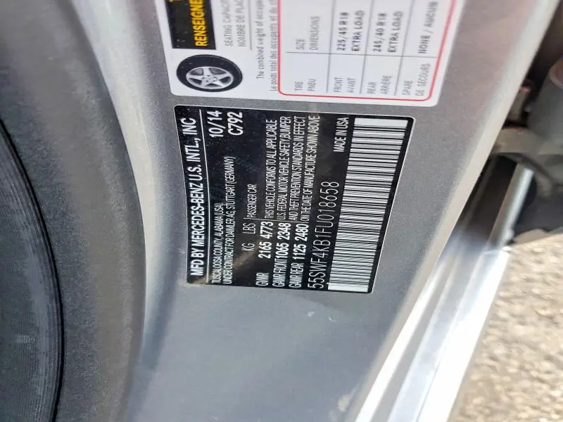 2015 MERCEDES-BENZ C 300 4MATIC  