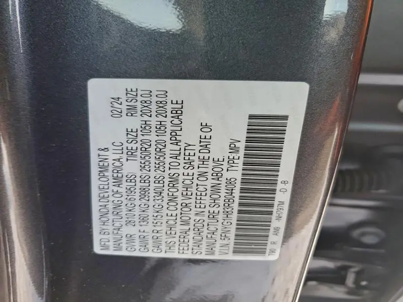 2024 HONDA PILOT ELITE  