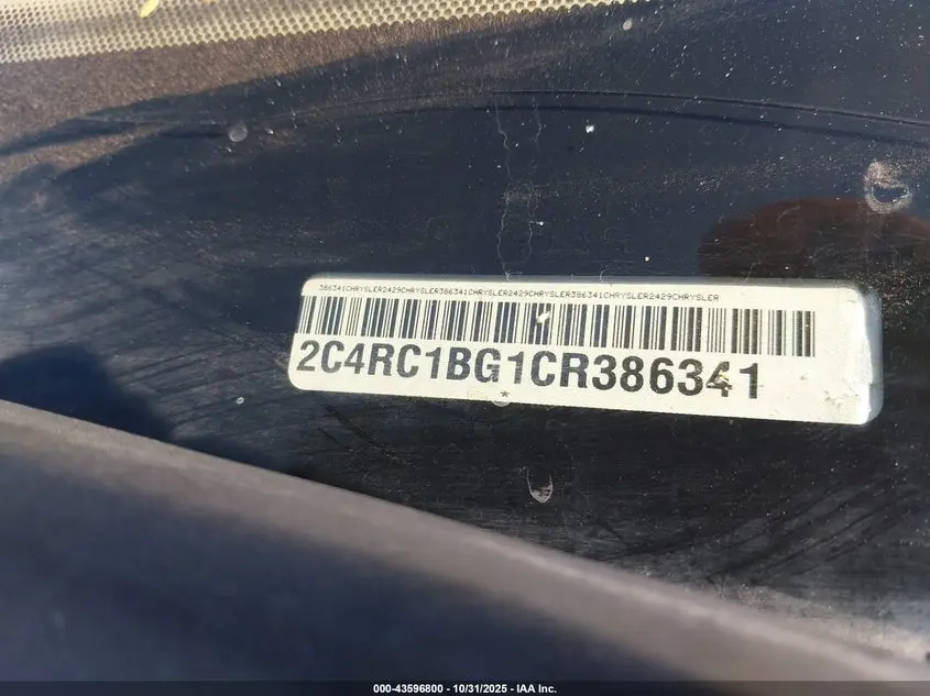 2012 CHRYSLER TOWN & COUNTRY TOURING