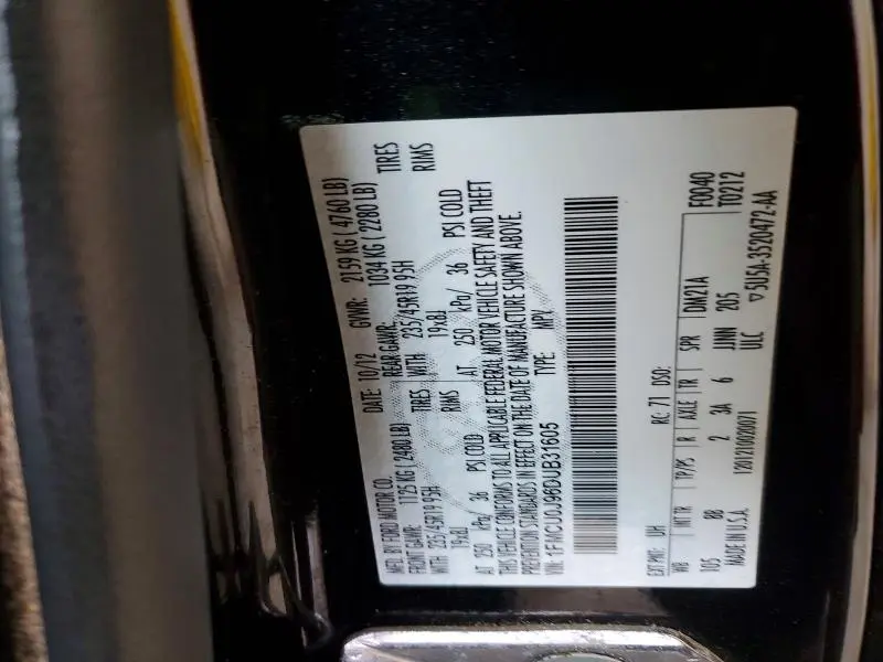 2013 FORD ESCAPE TITANIUM  