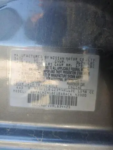 2024 NISSAN VERSA SR  