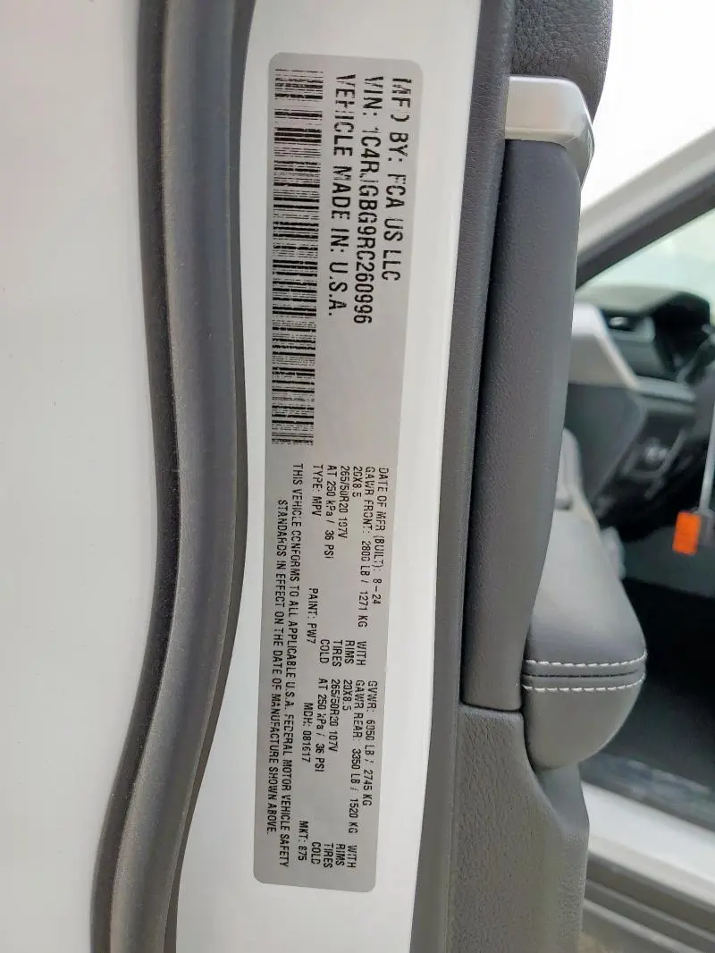 2024 JEEP GRAND CHEROKEE LIMITED  