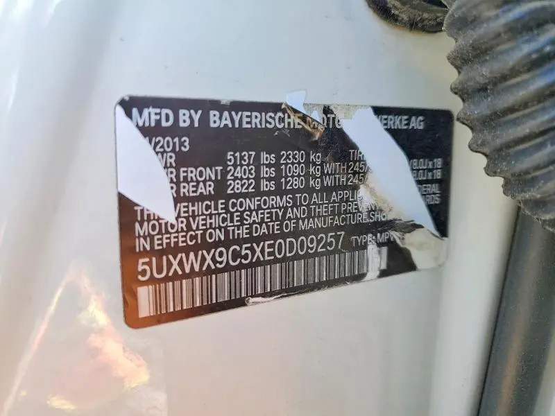 2014 BMW X3 XDRIVE28I  