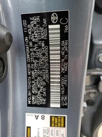 2023 TOYOTA COROLLA LE  