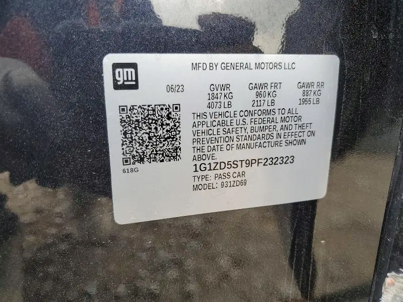 2023 CHEVROLET MALIBU LT  