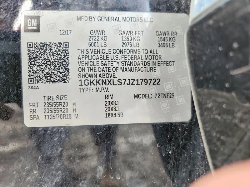 2018 GMC ACADIA DENALI  