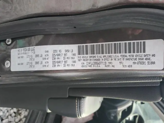 2016 JEEP CHEROKEE LATITUDE