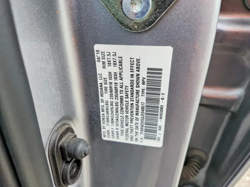 2018 HONDA CR-V EX  