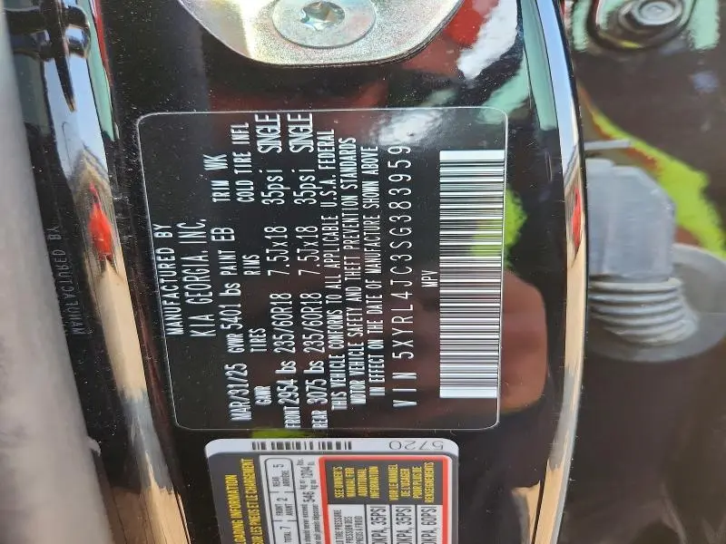 2025 KIA SORENTO S  