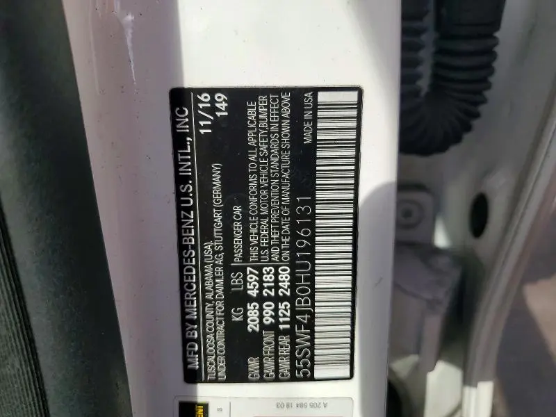 2017 MERCEDES-BENZ C 300  