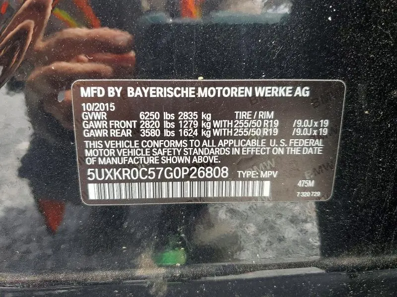 2016 BMW X5 XDRIVE35I  