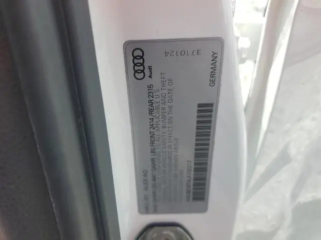 2020 AUDI A3 S-LINE PREMIUM  