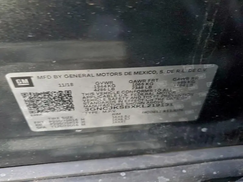 2019 CHEVROLET TRAX LS  