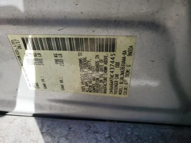 2017 NISSAN MAXIMA 3.5S  