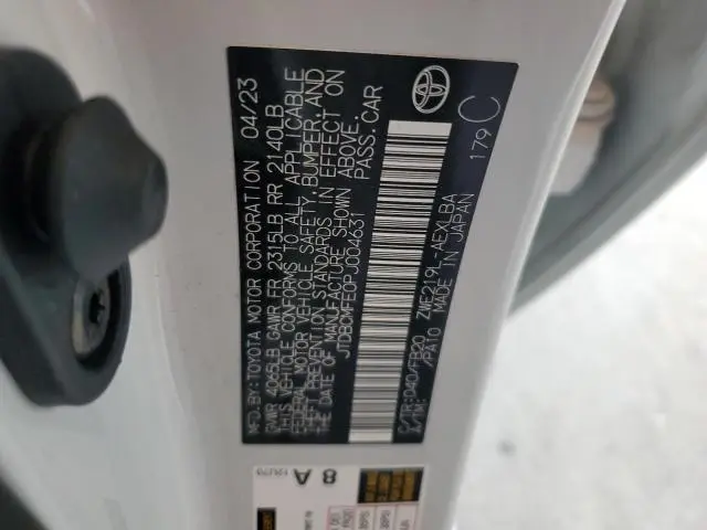 2023 TOYOTA COROLLA LE  