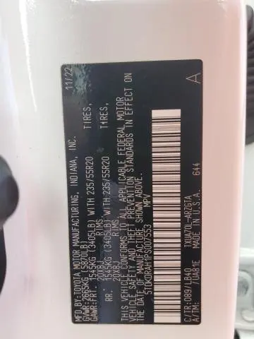 2023 TOYOTA HIGHLANDER L  